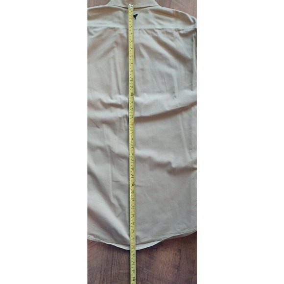 Labrador Apparel Long Sleeve Tan Khaki Medium Button Down Shirt Mens Medium - Picture 15 of 16
